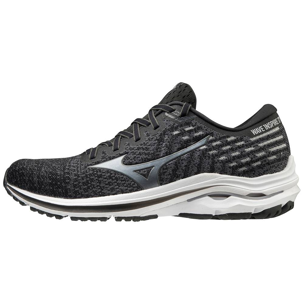 Mens Mizuno Wave Inspire 17 WAVEKNIT Running Shoes Black Philippines (MBUCVD589)